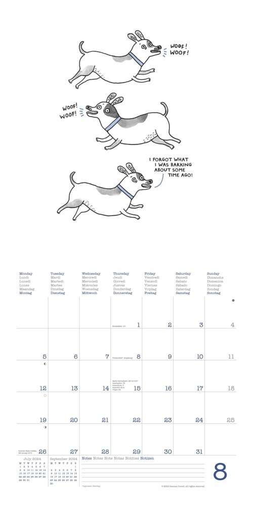Bild: 4002725986924 | A Dog's Life 2024 - Wand-Kalender - Broschüren-Kalender - 30x30 -...