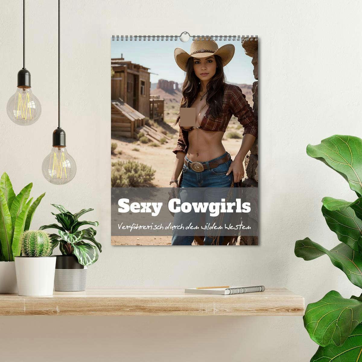 Bild: 9783383765872 | Sexy Cowgirls (Wandkalender 2025 DIN A3 hoch), CALVENDO Monatskalender