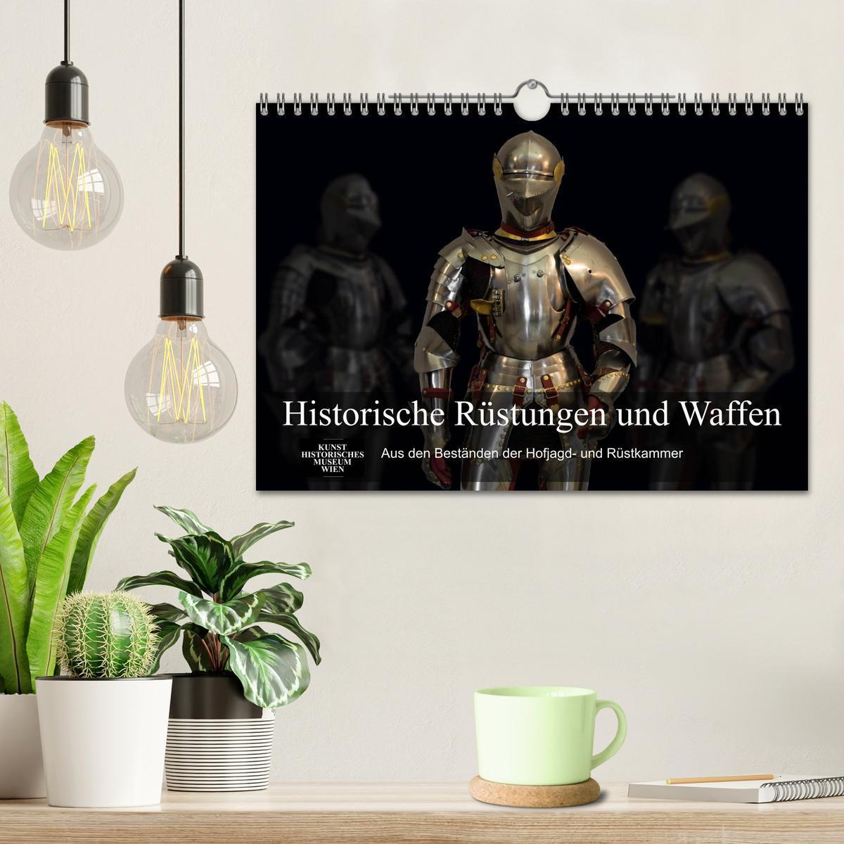 Bild: 9783435480586 | Historische Rüstungen und Waffen (Wandkalender 2025 DIN A4 quer),...