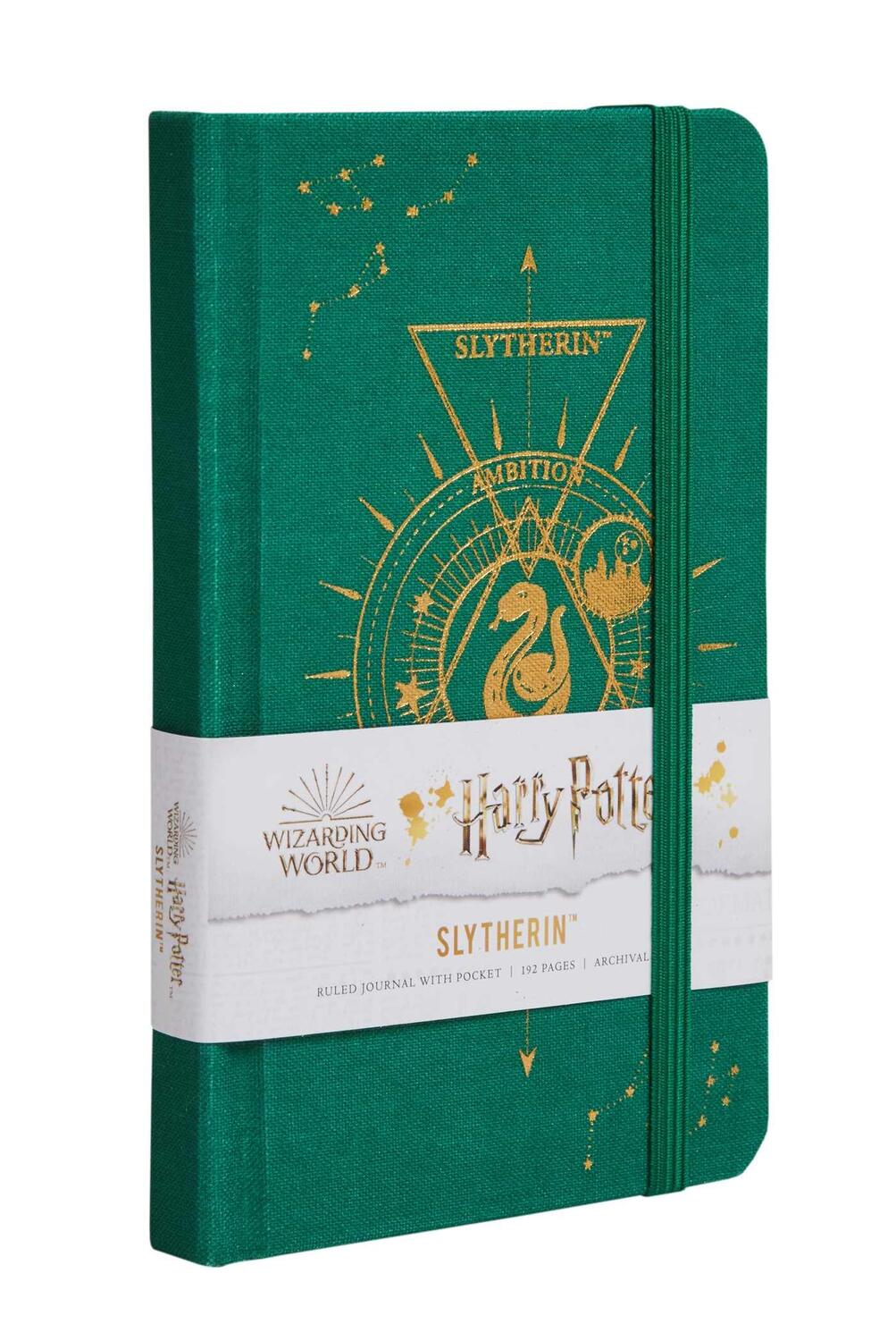 Cover: 9781647220068 | Harry Potter: Slytherin Constellation Ruled Pocket Journal | Editions