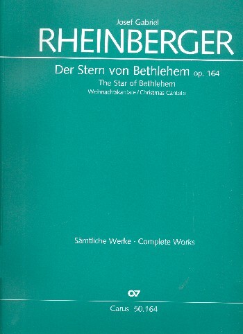 Cover: 9790007080211 | Der Stern von Bethlehem | Weihnachtskantate | Josef Rheinberger | 1987