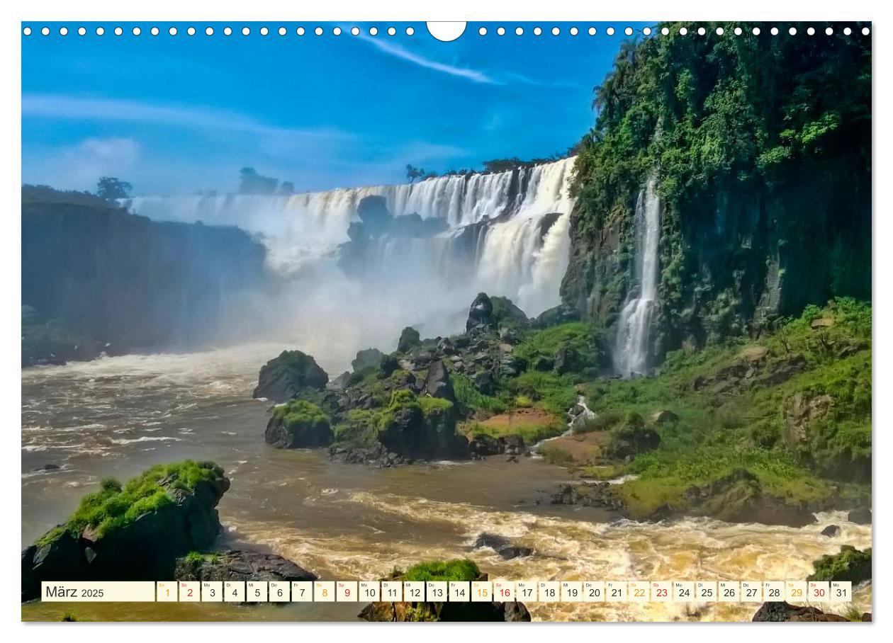 Bild: 9783435567652 | Iguazu Wasserfälle - Südamerika (Wandkalender 2025 DIN A3 quer),...