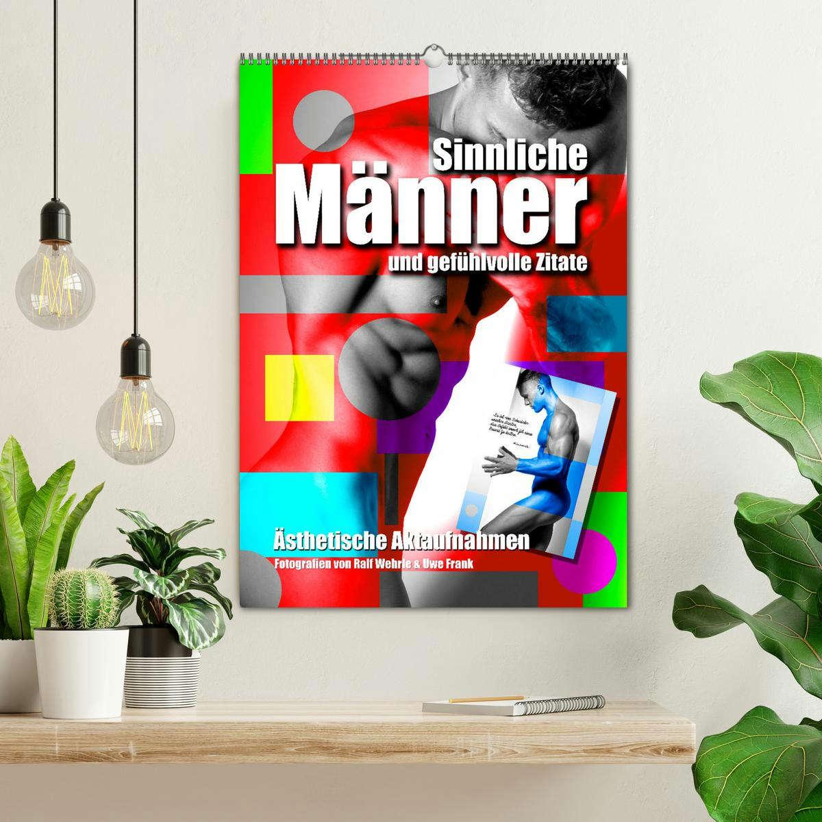 Bild: 9783435929344 | Männer und gefühlvolle Zitate (Wandkalender 2025 DIN A2 hoch),...