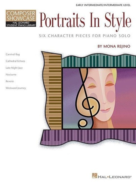 Cover: 9780634079726 | Portraits in Style: Six Character Pieces for Piano Solo Composer...