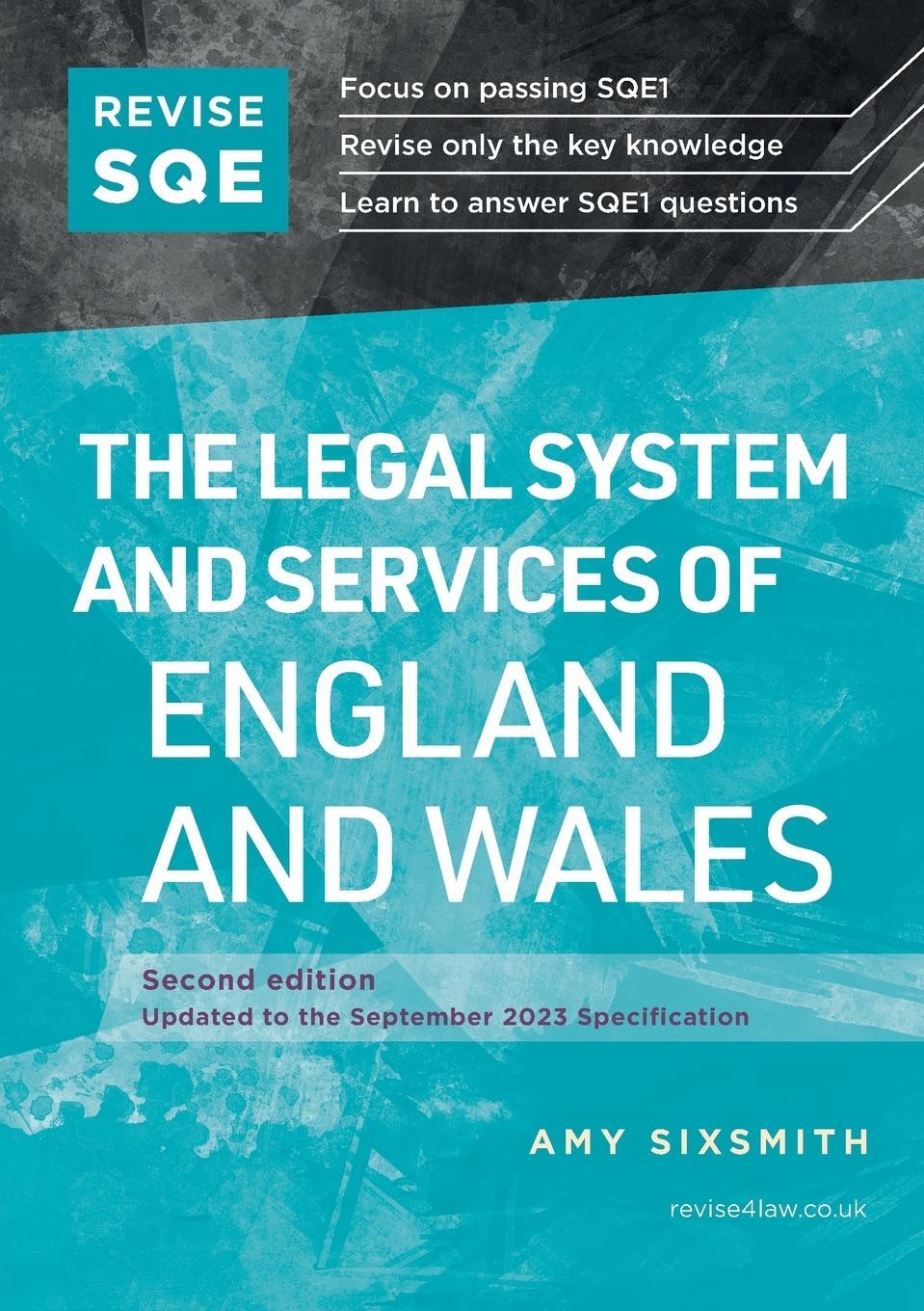 Cover: 9781914213564 | Revise SQE The Legal System and Services of England and Wales 2nd ed