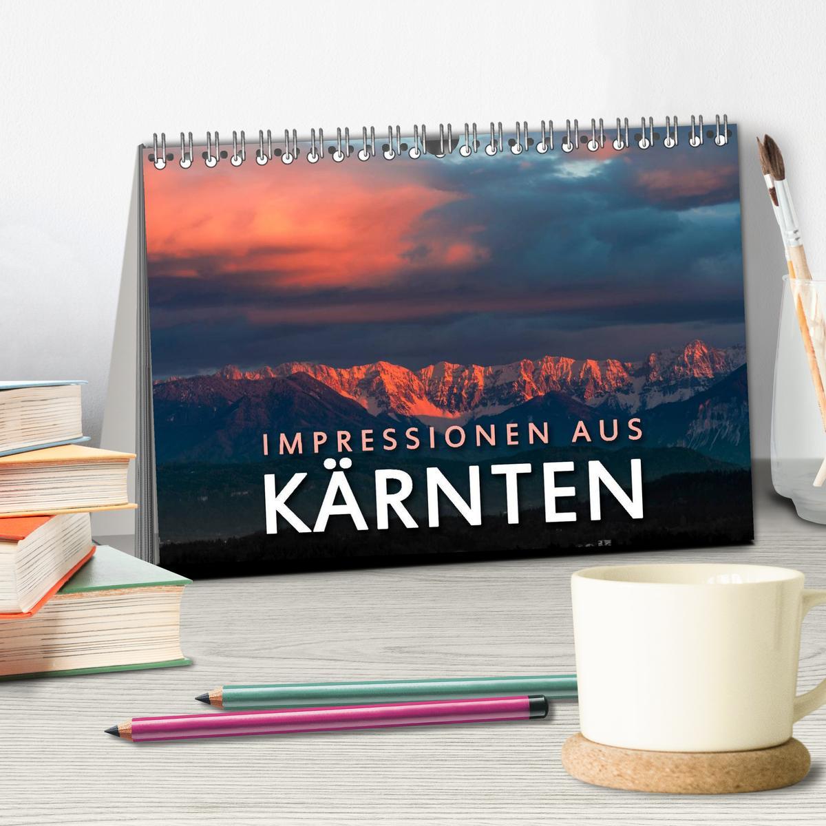 Bild: 9783435703944 | Impressionen aus Kärnten (Tischkalender 2025 DIN A5 quer), CALVENDO...