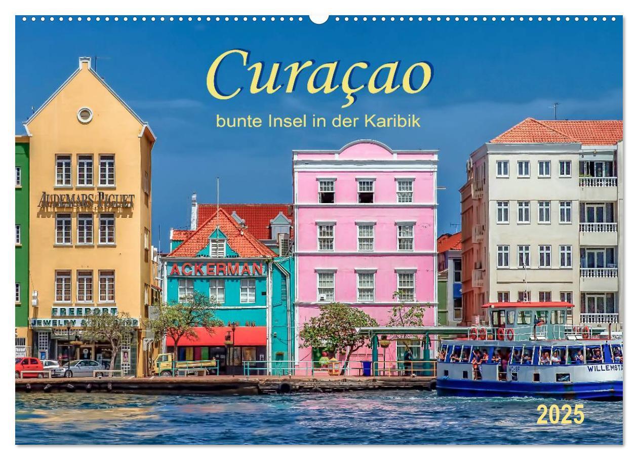 Cover: 9783435568574 | Curaçao - bunte Insel in der Karibik (Wandkalender 2025 DIN A2...