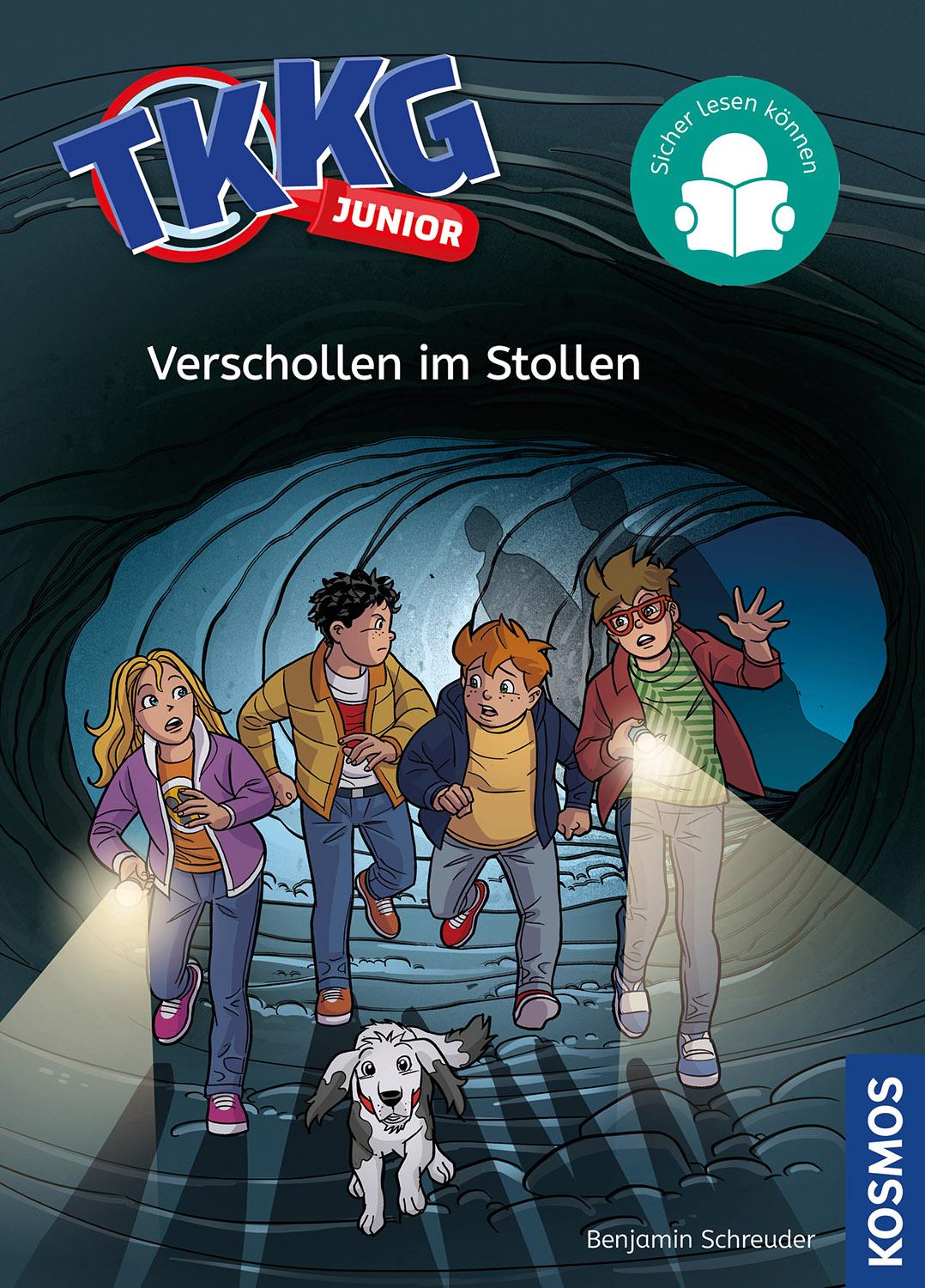 Cover: 9783440180365 | TKKG Junior, 2, Verschollen im Stollen | Benjamin Schreuder | Buch