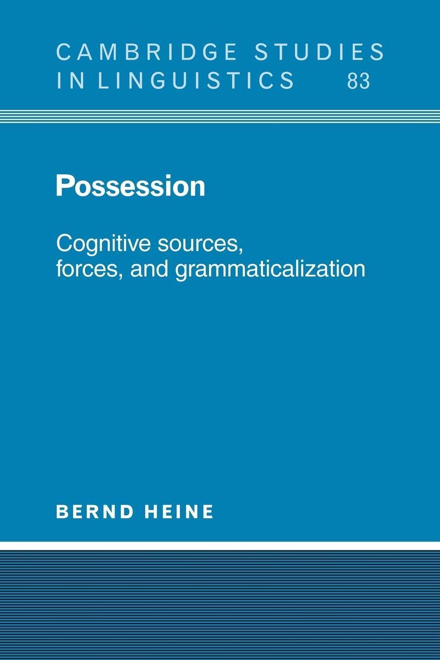 Cover: 9780521024136 | Possession | Cognitive Sources, Forces, and Grammaticalization | Heine