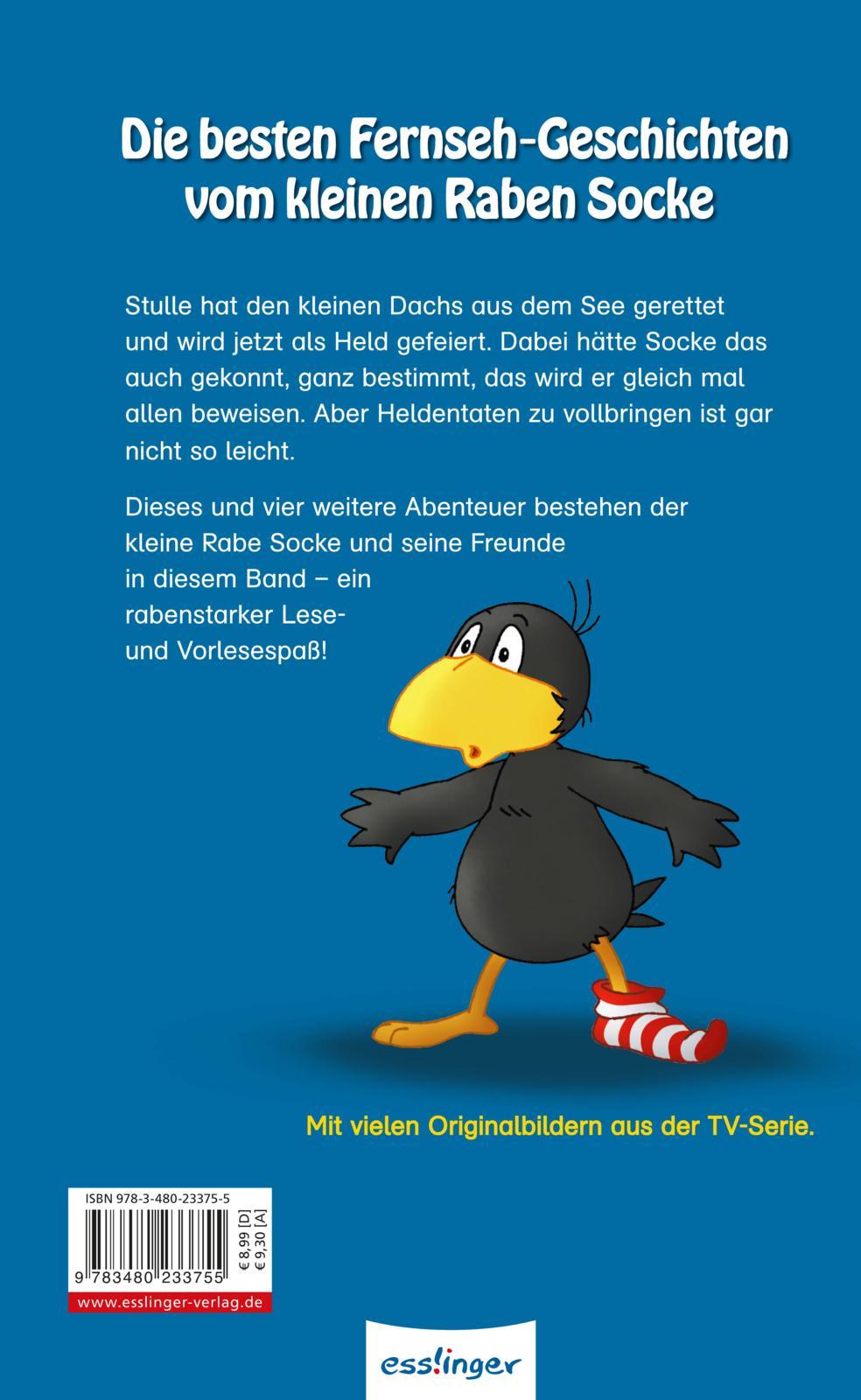 Rückseite: 9783480233755 | Der kleine Rabe Socke: Rette sich, wer kann! und andere rabenstarke...