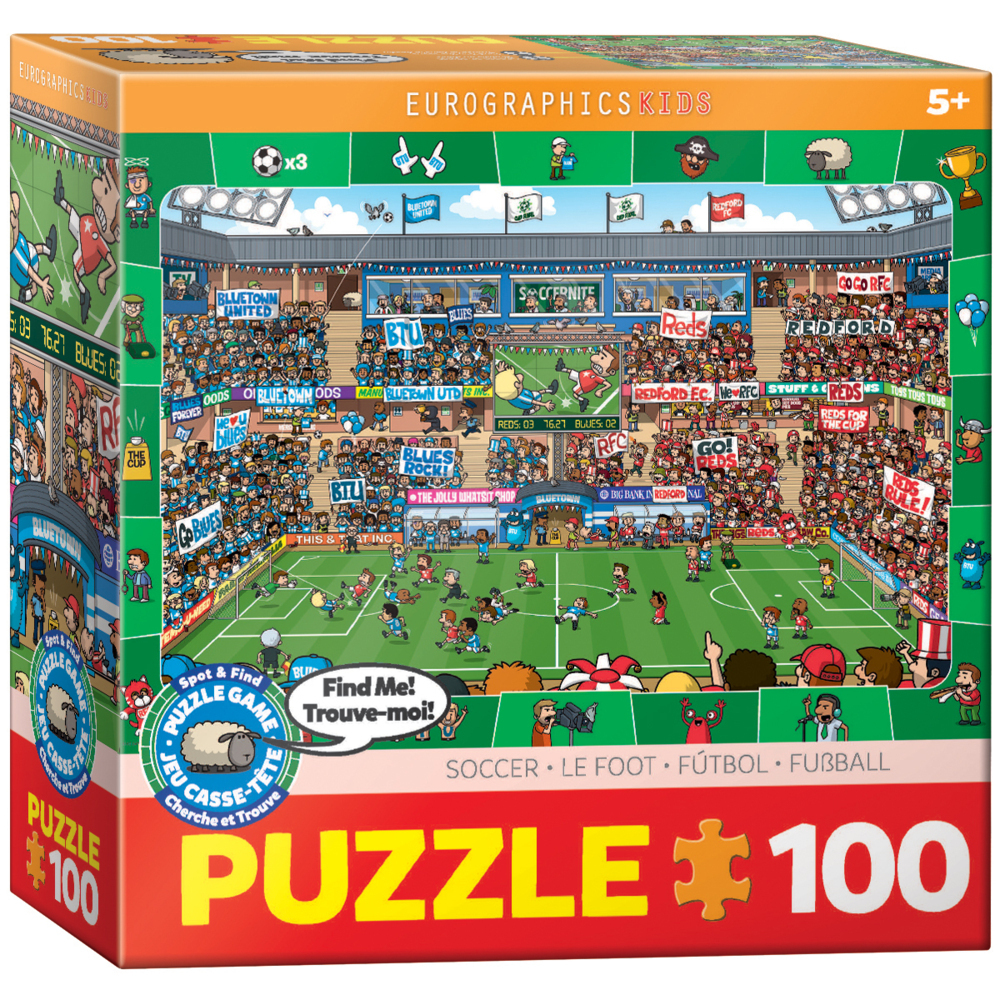 Cover: 628136604765 | Fußball - Suchen & Finden (Puzzle) | Spiel | In Spielebox | 2022
