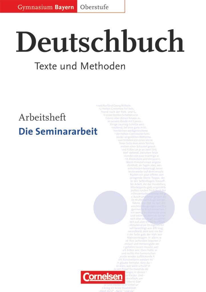 Cover: 9783464630914 | Deutschbuch. Arbeitsheft. Oberstufe. Gymnasium. Bayern | Broschüre