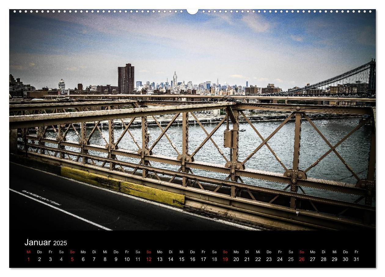 Bild: 9783435795352 | Brooklyn Bridge - New York City (Wandkalender 2025 DIN A2 quer),...