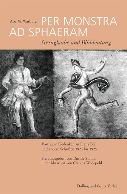 Cover: 9783937904153 | 'Per Monstra ad Sphaeram' | Aby M Warburg | Buch | 156 S. | Deutsch