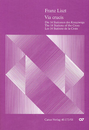 Cover: 9790007063771 | Via crucis S 53 | Die 14 Stationen des Kreuzwegs | Franz Liszt | 1978