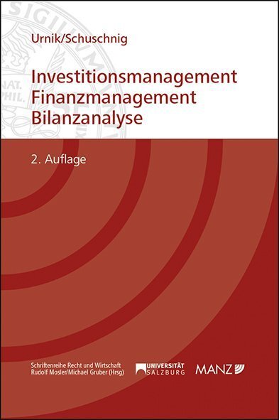 Cover: 9783214089184 | Investitionsmanagement, Finanzmanagement Bilanzanalyse | Urnik (u. a.)