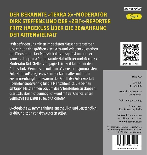Bild: 9783844538199 | Über Leben, 1 Audio-CD, 1 MP3 | Dirk Steffens (u. a.) | Audio-CD
