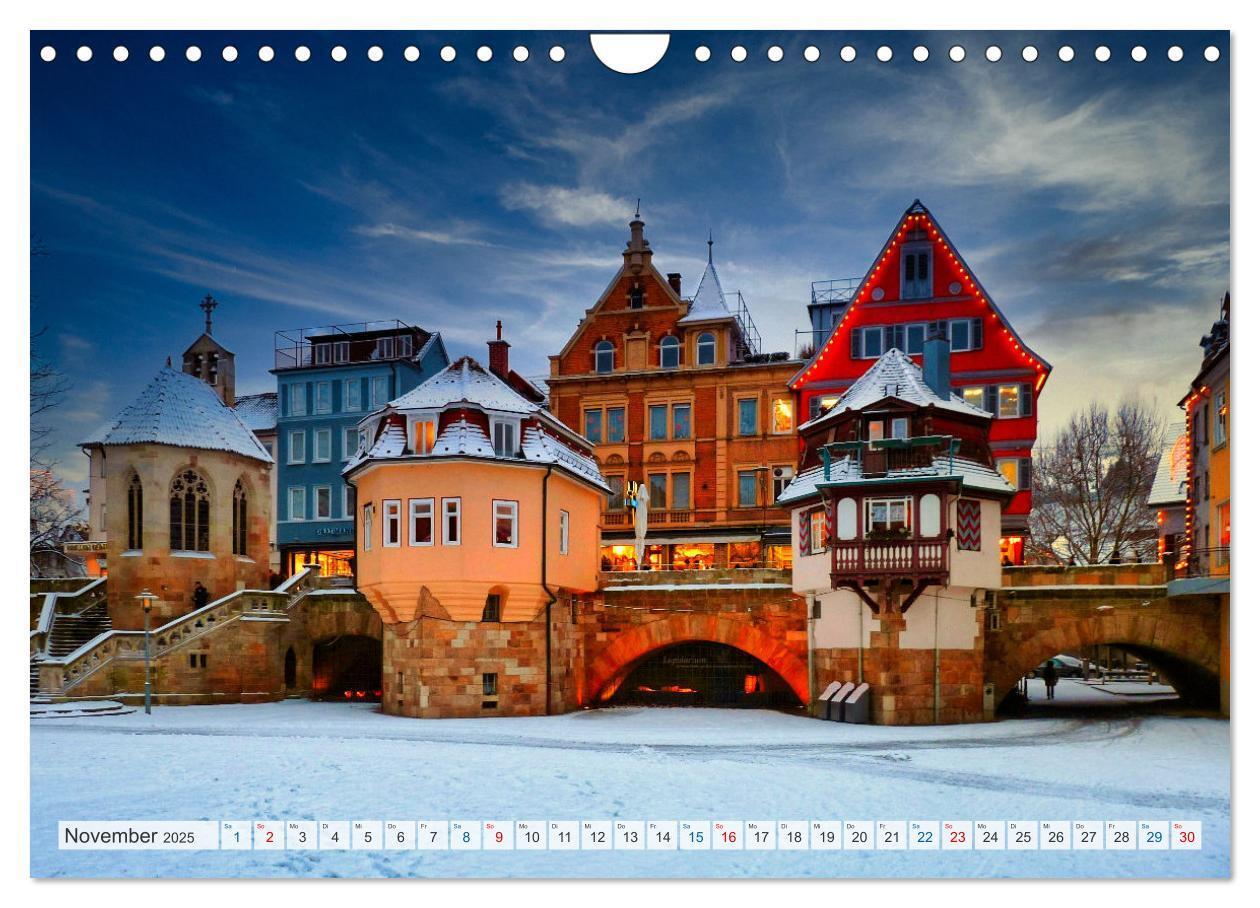 Bild: 9783457180662 | Esslingen zwischen Tag und Nacht (Wandkalender 2025 DIN A4 quer),...