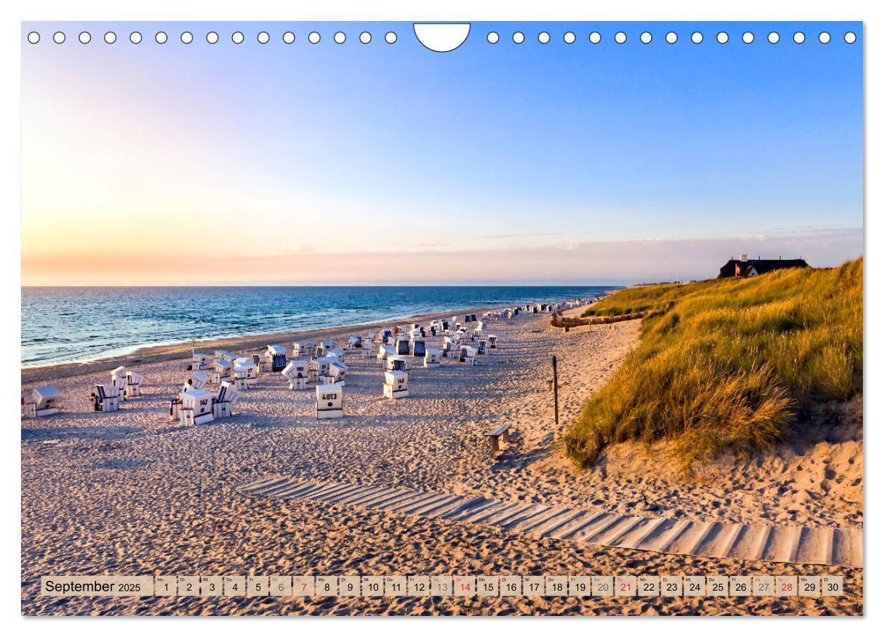 Bild: 9783435207824 | STRANDLUST Nordseeinsel Sylt (Wandkalender 2025 DIN A4 quer),...