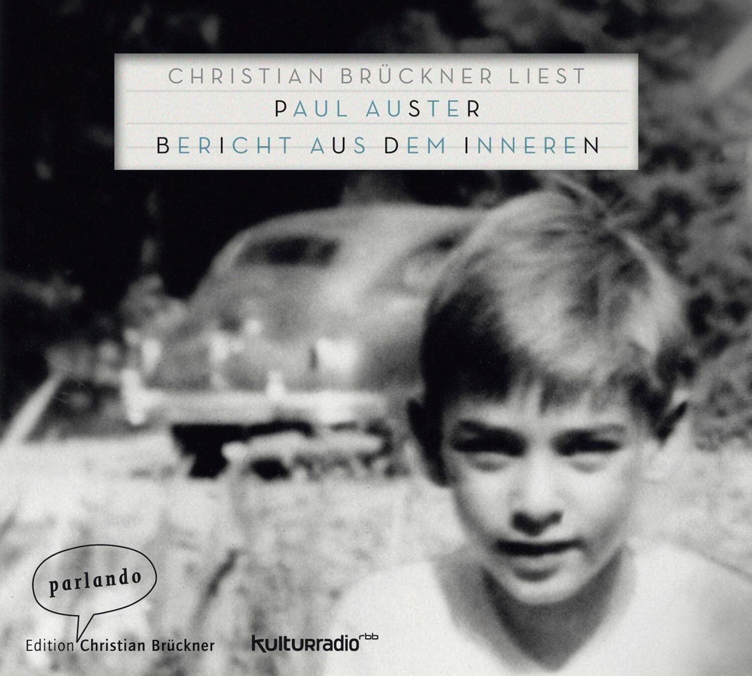 Cover: 9783941004627 | Bericht aus dem Inneren | Paul Auster | Audio-CD | 473 Min. | Deutsch