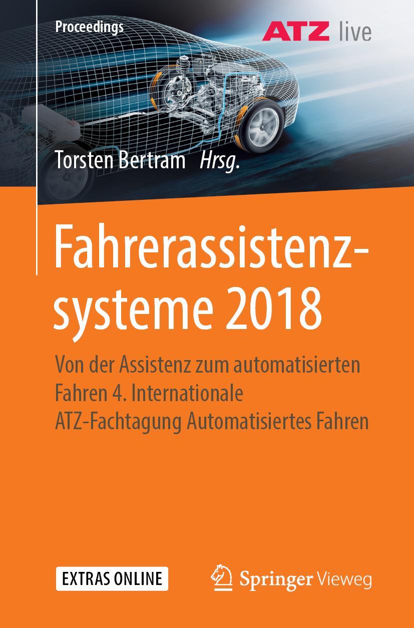 Cover: 9783658237509 | Fahrerassistenzsysteme 2018 | Torsten Bertram | Taschenbuch | viii