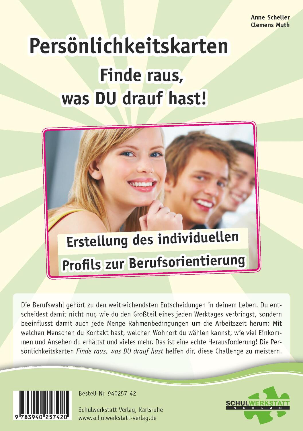 Cover: 9783940257420 | Persönlichkeitskarten "Finde raus, was DU drauf hast!" | Taschenbuch