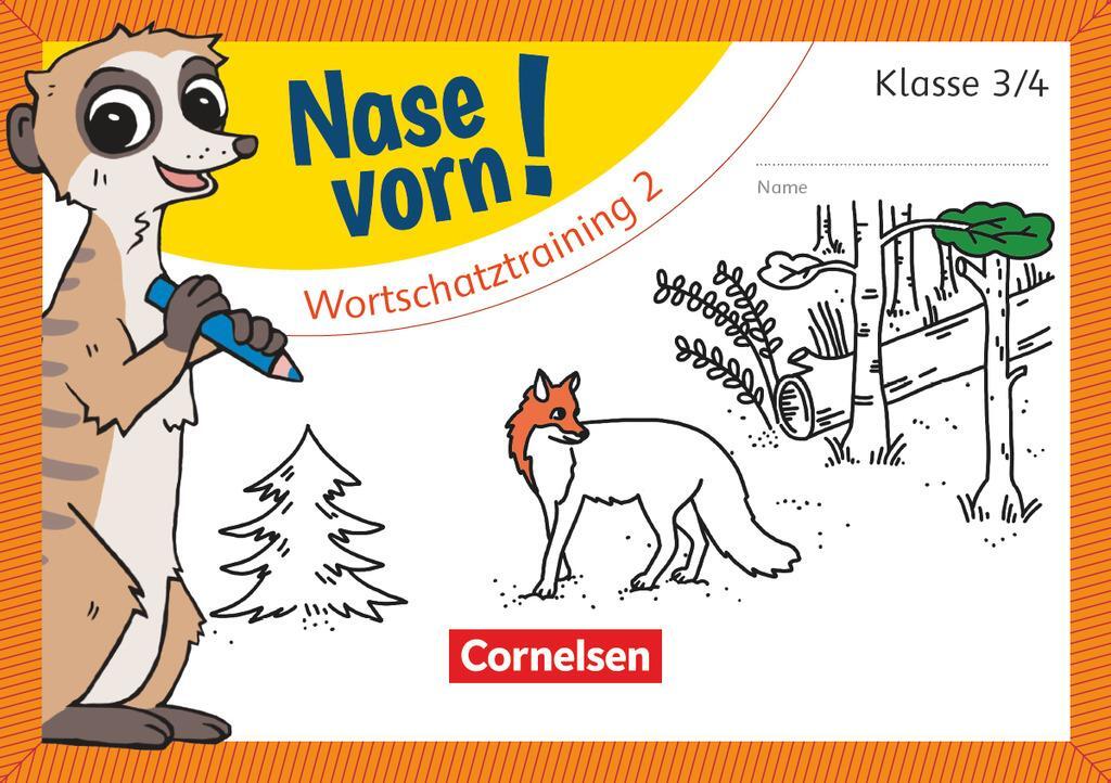 Cover: 9783464814086 | Nase vorn! Deutsch 3./4. Schuljahr - Übungsheft: Wortschatztraining 2