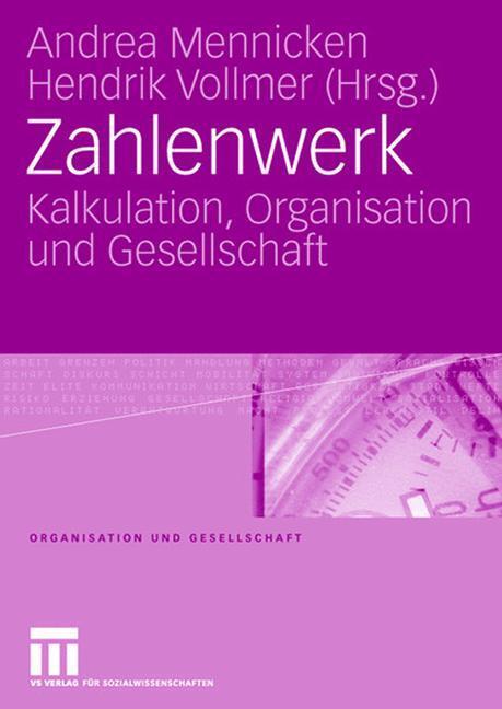 Cover: 9783531151670 | Zahlenwerk | Kalkulation, Organisation und Gesellschaft | Taschenbuch