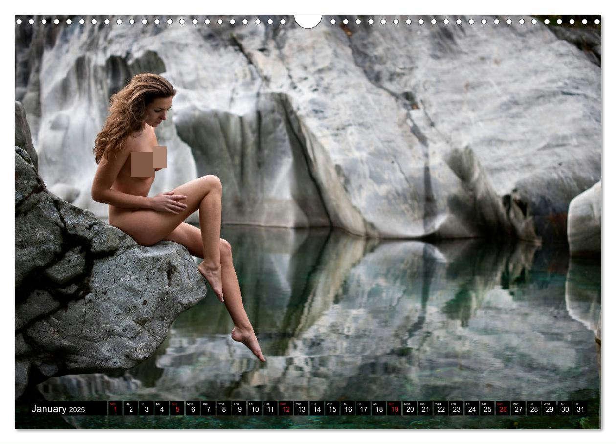 Bild: 9781325940080 | Nudes in Ticino (Wall Calendar 2025 DIN A3 landscape), CALVENDO 12...