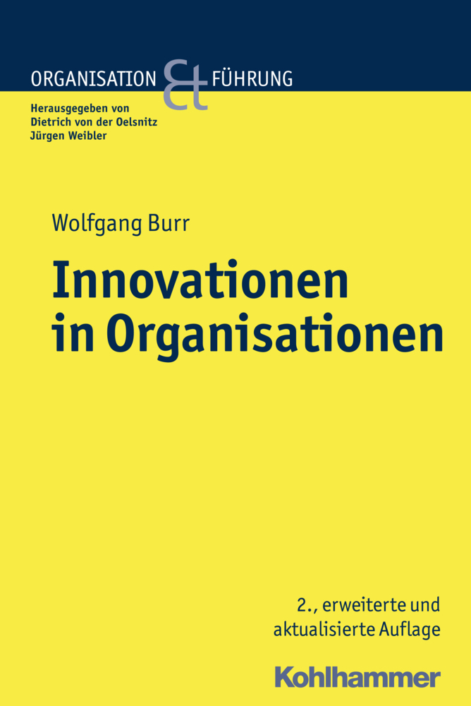 Cover: 9783170311800 | Innovationen in Organisationen | Wolfgang Burr | Taschenbuch | 2017