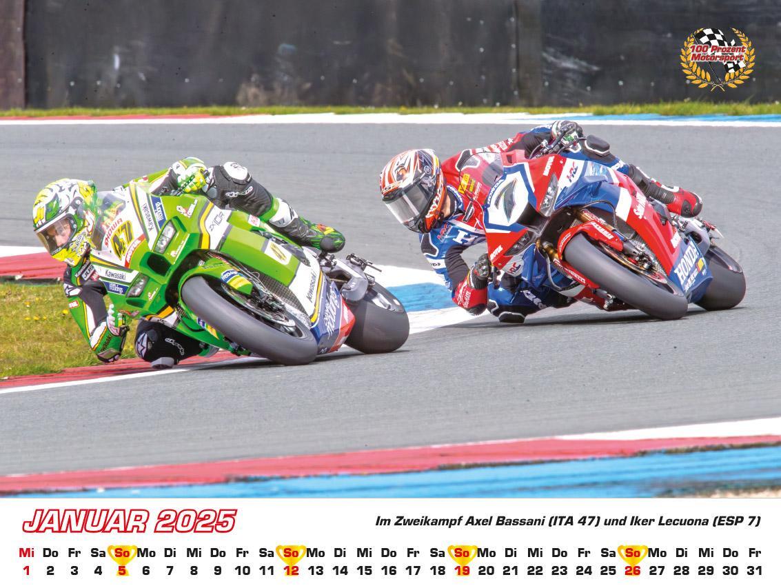 Bild: 9783948794699 | Superbike WM Kalender 2025 | Frank Pommer | Kalender | Deutsch | 2025