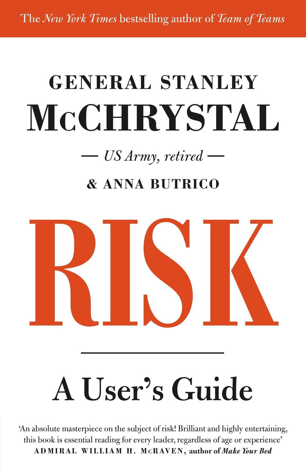 Cover: 9780241481929 | Risk | A User's Guide | Stanley McChrystal | Buch | Englisch | 2021