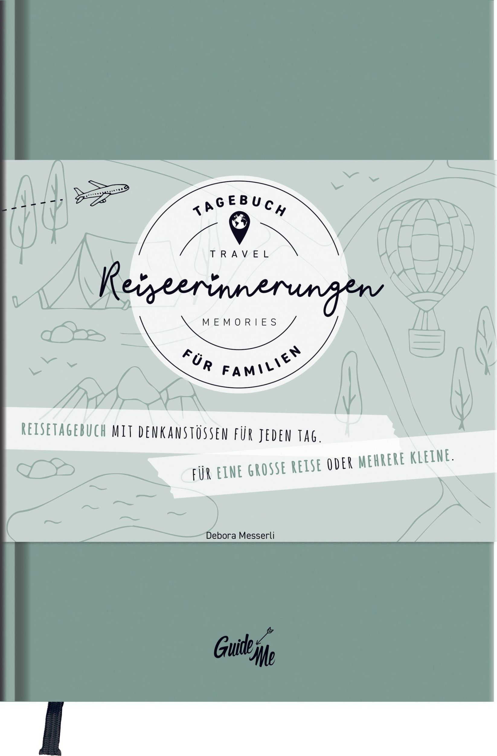 Cover: 9783828330191 | GuideMe Reisetagebuch Travel Memories "Für Familien" | Debora Messerli