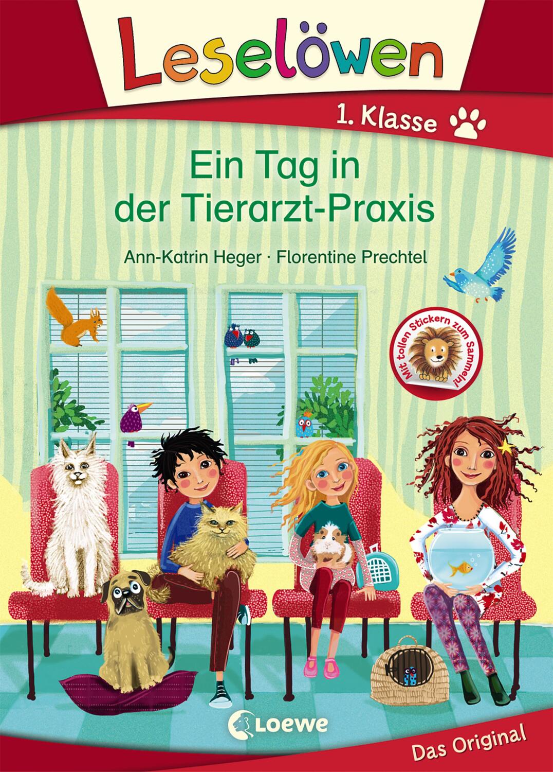 Cover: 9783785589021 | Leselöwen 1. Klasse - Ein Tag in der Tierarzt-Praxis | Heger | Buch