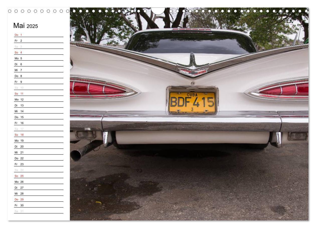 Bild: 9783435535538 | Cars on Cuba (Wandkalender 2025 DIN A3 quer), CALVENDO Monatskalender