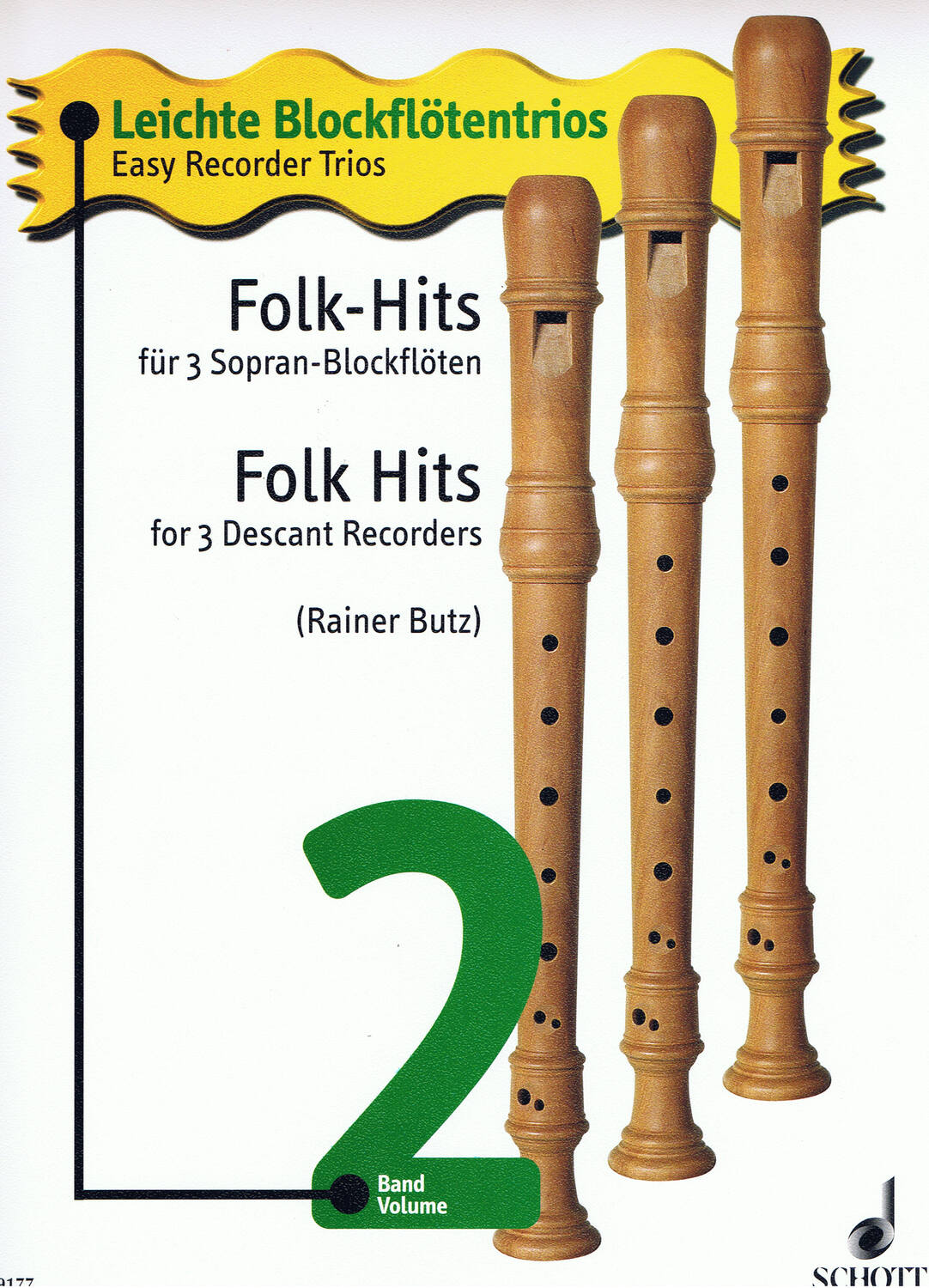 Cover: 9790001126830 | Folk-Hits für 3 Sopran-Blockflöten | Broschüre | 24 S. | Deutsch