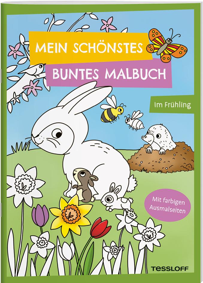 Cover: 9783788647148 | Mein schönstes buntes Malbuch. Im Frühling | Carmen Eisendle | 32 S.