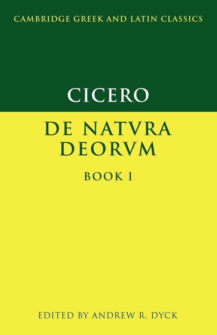 Cover: 9780521006309 | Cicero | de Natura Deorum Book I | Marcus Tullius Cicero (u. a.)