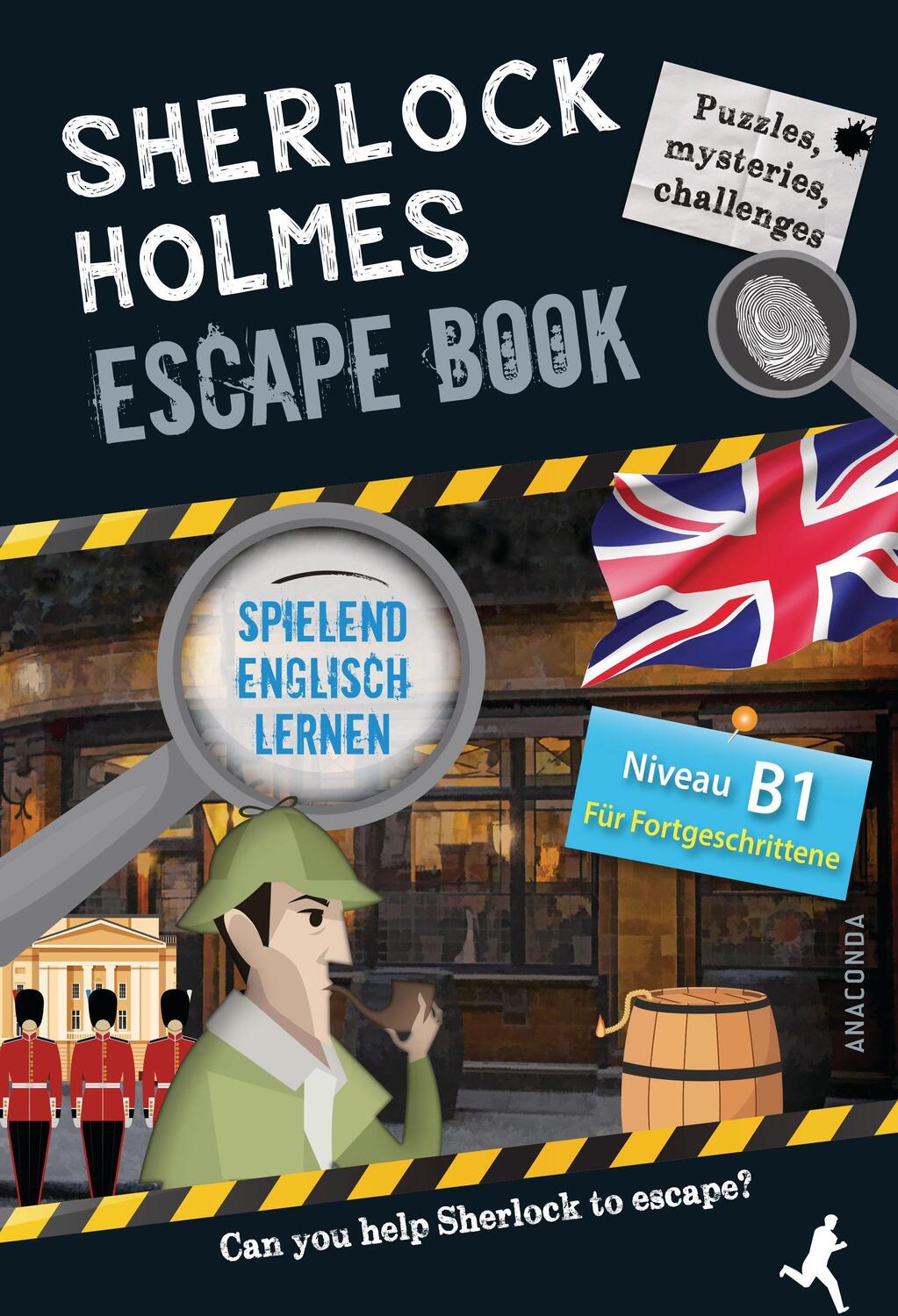 Cover: 9783730611050 | Sherlock Holmes Escape Book. Spielend Englisch lernen - für...