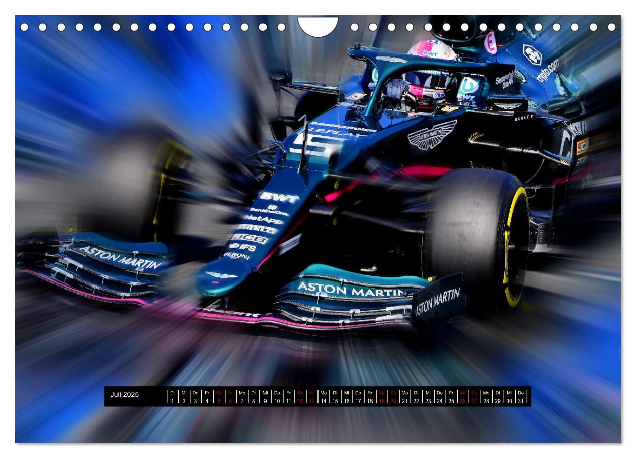 Bild: 9783383997778 | Vollgas in der Formel 1 (Wandkalender 2025 DIN A4 quer), CALVENDO...