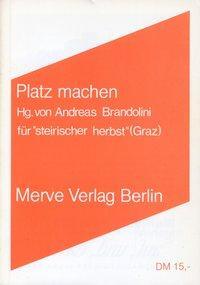 Cover: 9783883960791 | Platz machen | A Kutus (u. a.) | Taschenbuch | Gebunden | Deutsch