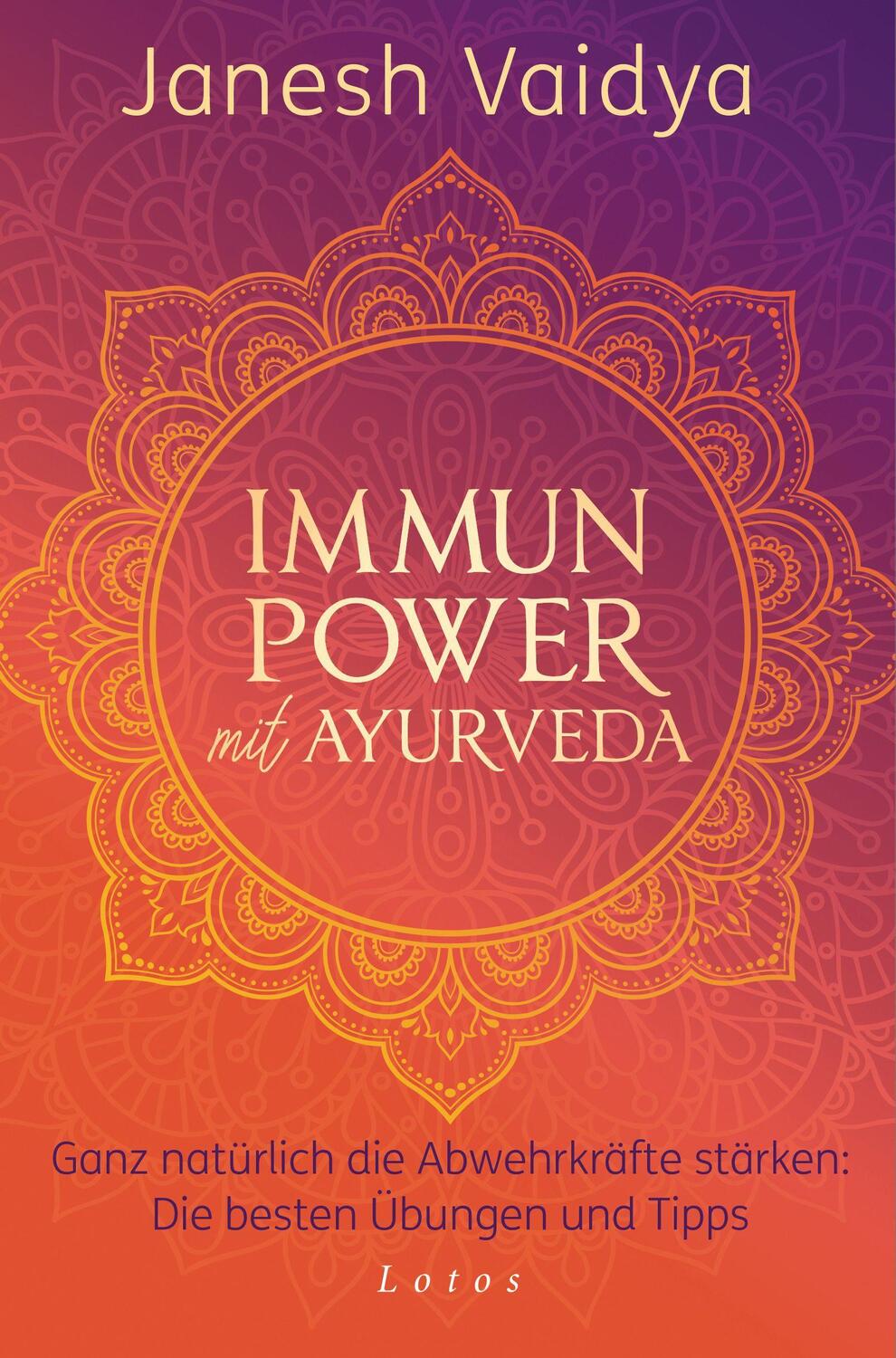 Cover: 9783778783023 | Immunpower mit Ayurveda | Janesh Vaidya | Taschenbuch | Deutsch | 2021