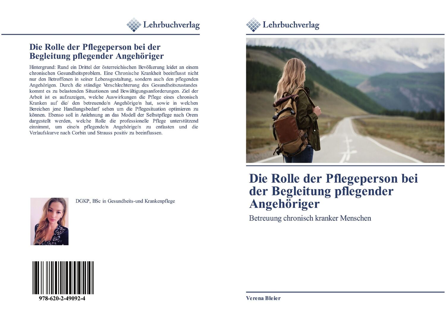 Cover: 9786202490924 | Die Rolle der Pflegeperson bei der Begleitung pflegender Angehöriger