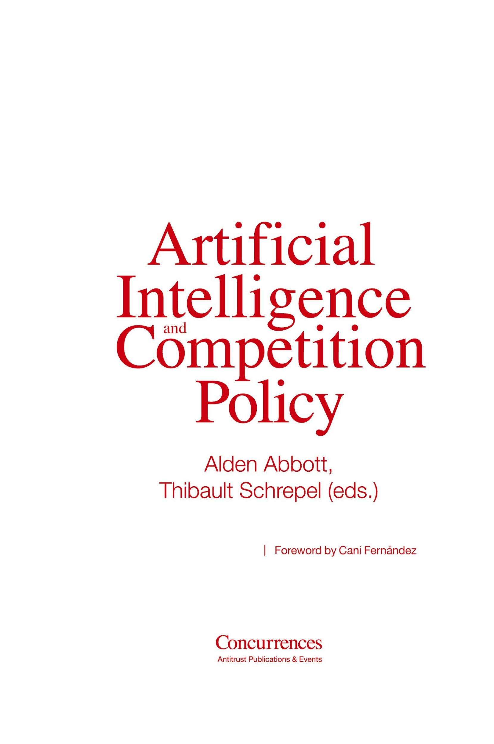 Cover: 9781954750425 | Artificial Intelligence and Competition Policy | Alden Abbott (u. a.)