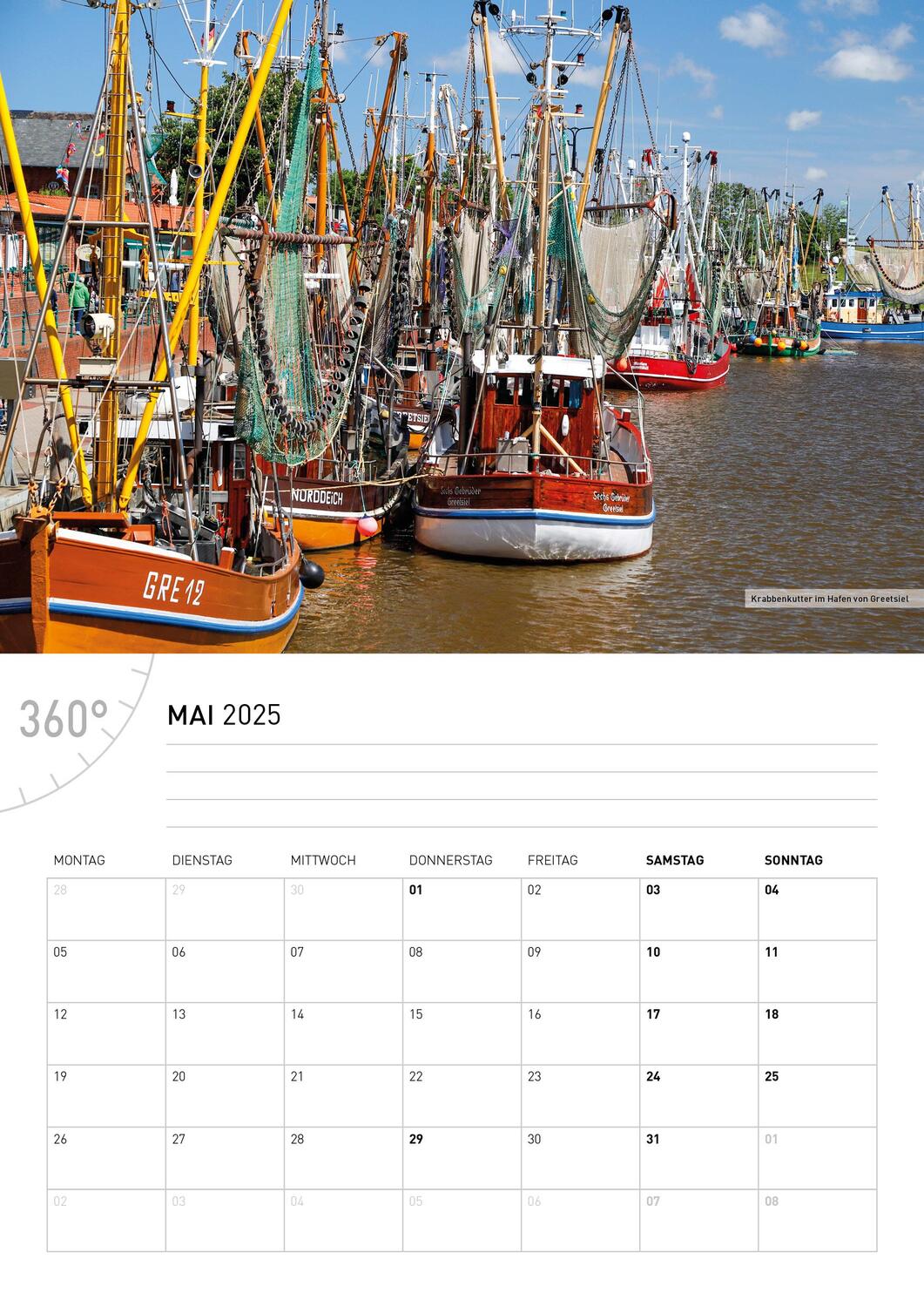 Bild: 9783968555782 | 360° Ostfriesland Broschürenkalender 2025 | Ottmar Heinze | Kalender