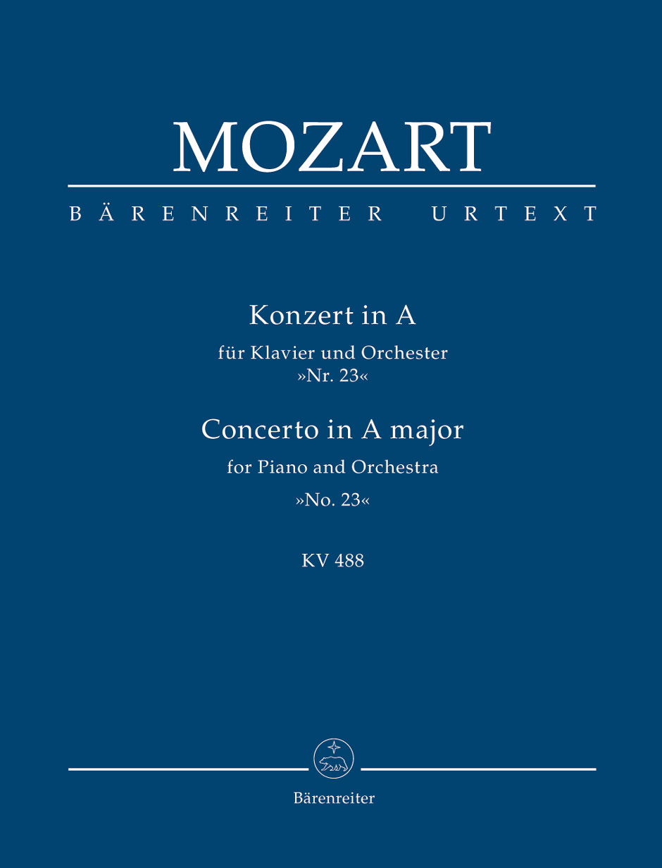Cover: 9790006200504 | Konzert in A für Kalvier und Orchester 'Nr. 23' KV 488 | Mozart | Buch
