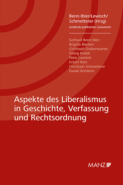 Cover: 9783214026875 | Aspekte des Liberalismus in Geschichte, Verfassung und Rechtsordnung