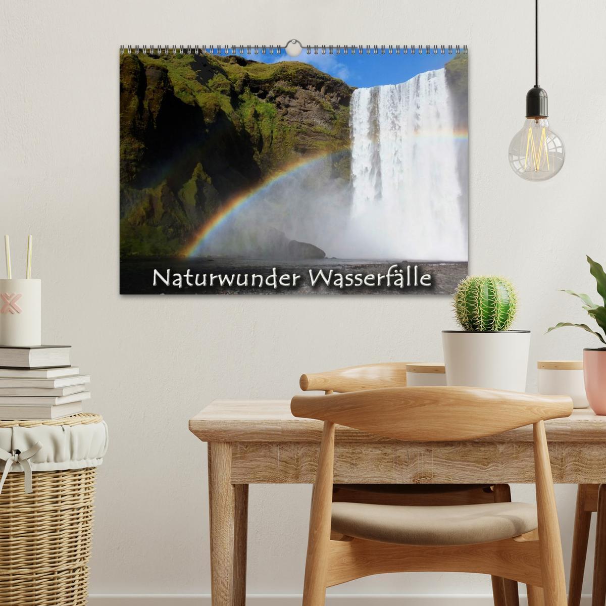 Bild: 9783435500123 | Naturwunder Wasserfälle (Wandkalender 2025 DIN A3 quer), CALVENDO...