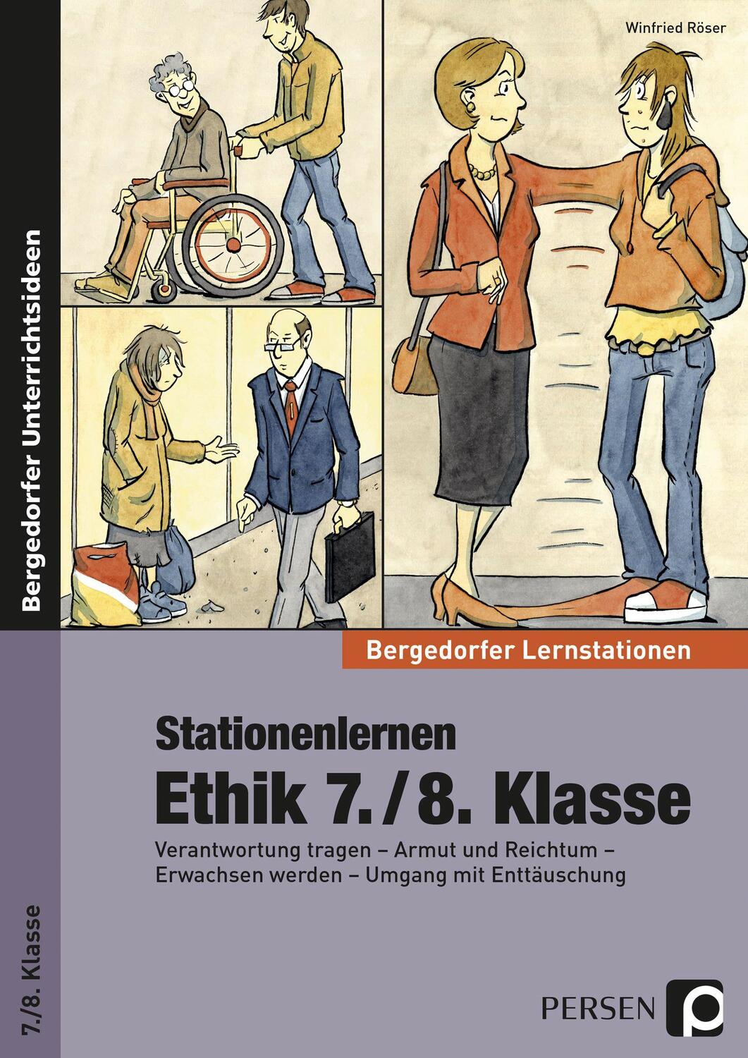 Cover: 9783403233299 | Stationenlernen Ethik 7./8. Klasse | Winfried Röser | Taschenbuch