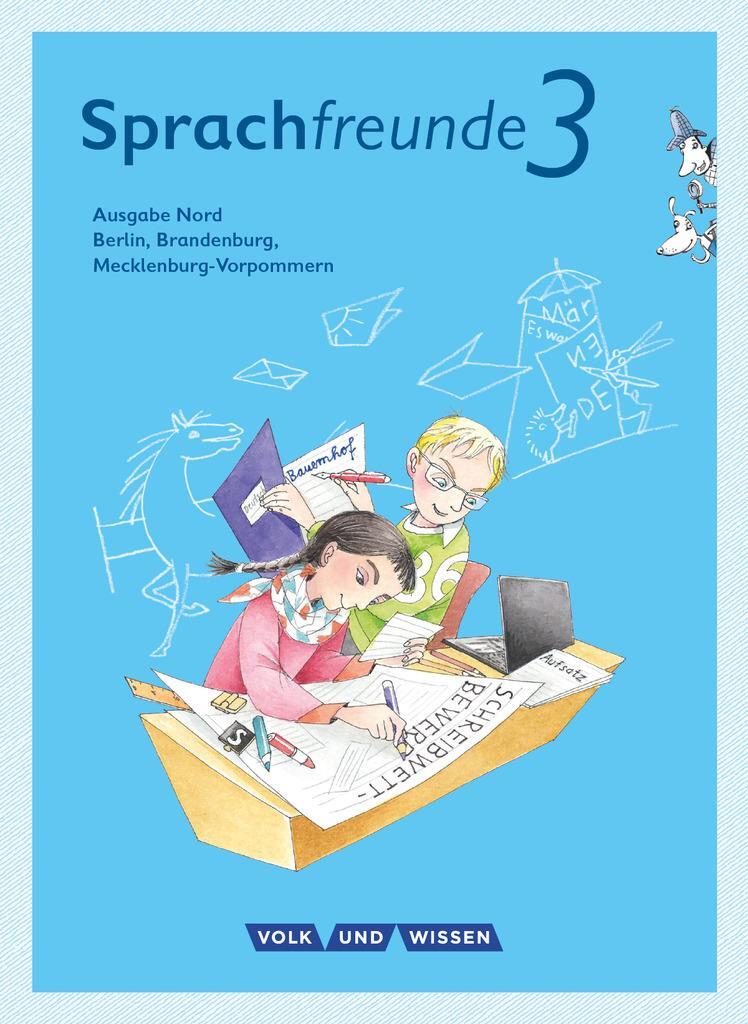 Cover: 9783060836437 | Sprachfreunde 3. Schuljahr. Sprachbuch mit Grammatiktafel und...